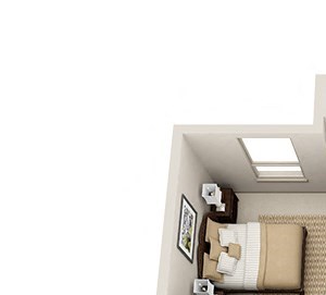 Two Bedroom | Two Bathroom Floor Plan Two Bedroom | Two Bathroom Floor Plan at ALARA Uptown, Dallas, TX, 75204